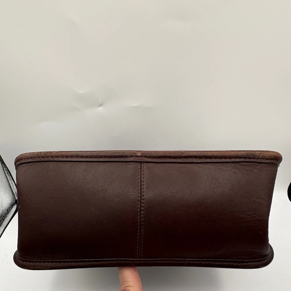 Brighton Brown Woven Leather Handbag